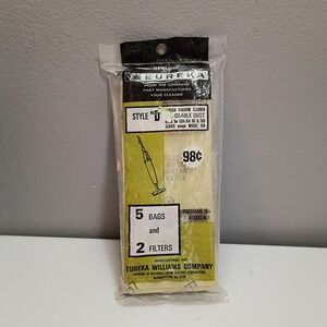 Eureka Style D Vacuum Bags and Filters 5 Count 46000A-1 for 95 100 Series